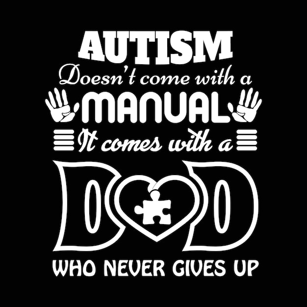 Autism T-shirt Design