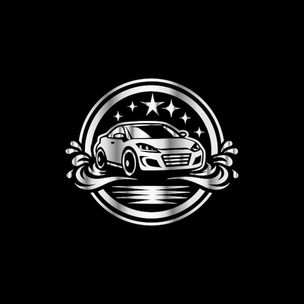 Vector auto car logo design vector template car wash logo abstract luxury car icon