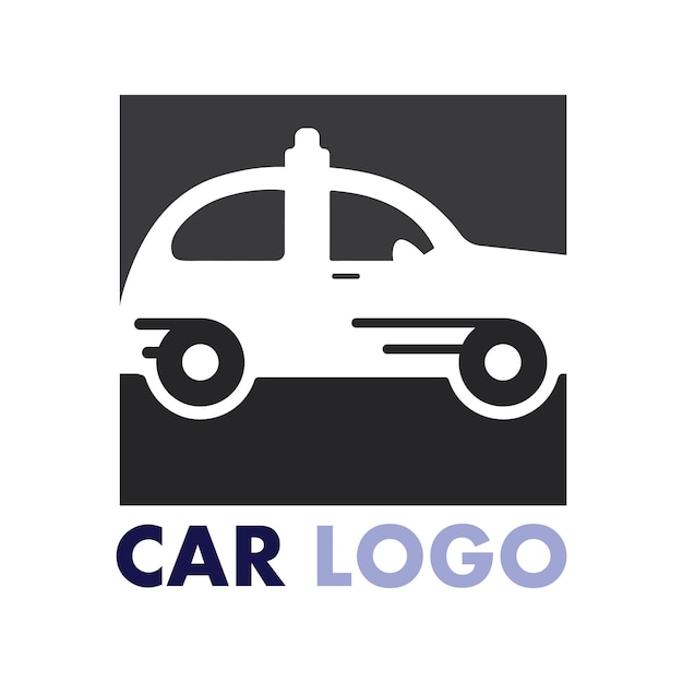 Auto car logo design with concept sports car vehicle icon silhouetteVector illustration design template