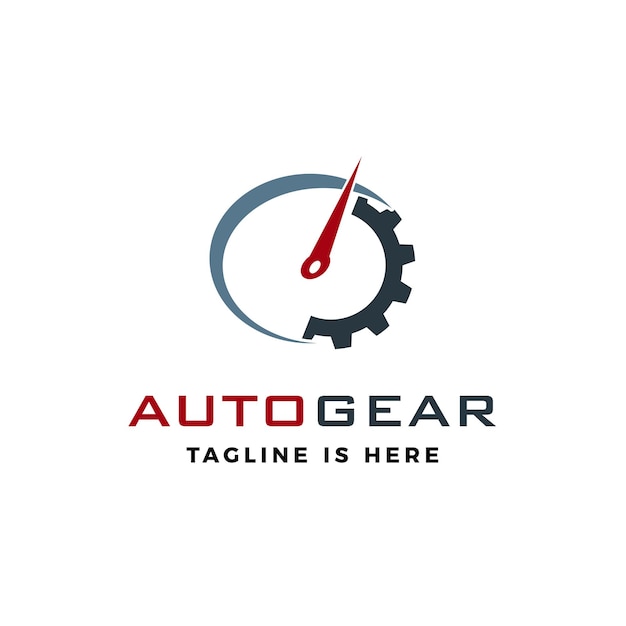 Auto gear logo vector icon illustration