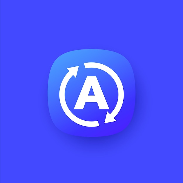 auto mode icon vector design