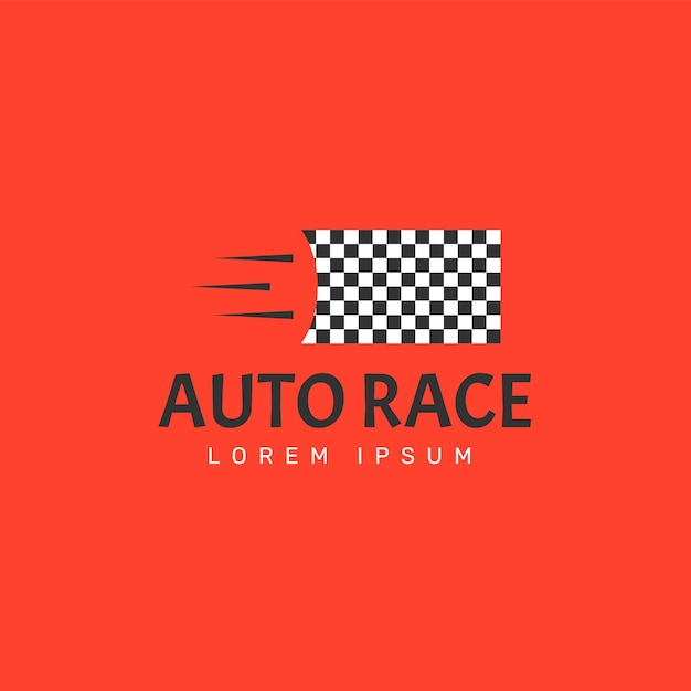 Auto race Logo Illustration