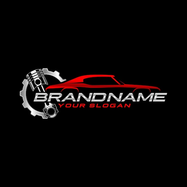 auto repair automotive logo template