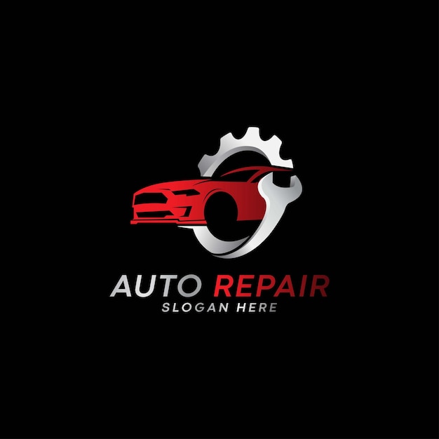 Auto repair car service logo