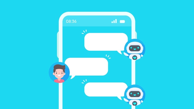 Auto reply system with intelligent robots provide information and help customers with problems