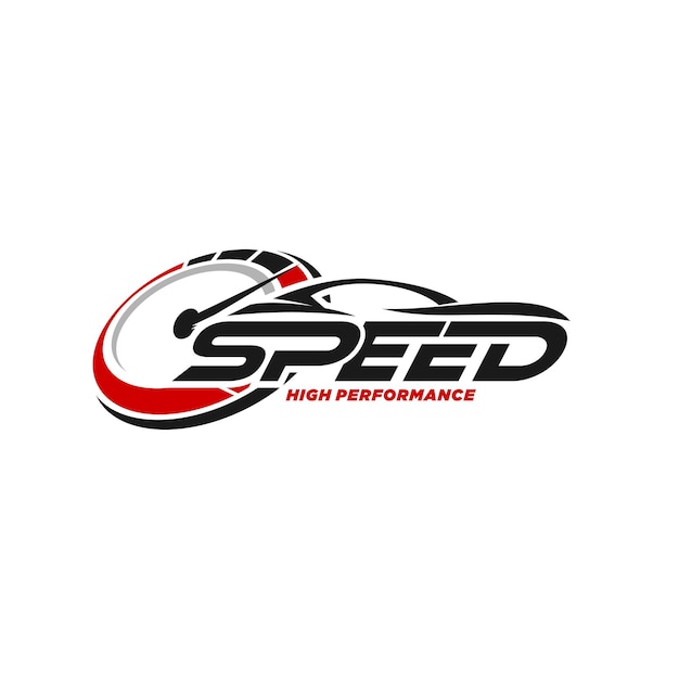 Auto speed car logo design