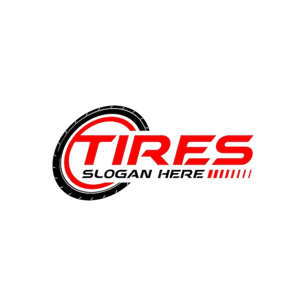 Auto tire Logo design template