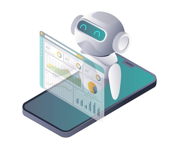 Vector automated robot data analysis for smartphone application updates