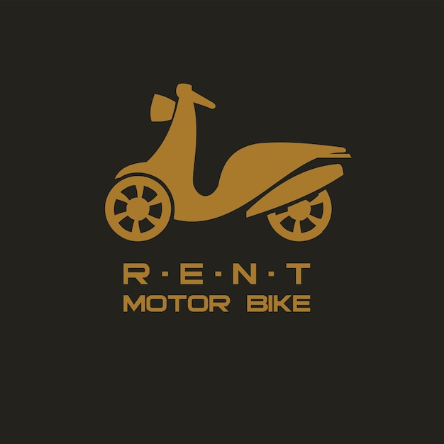 The automatic motorbike logo is suitable for rental design needs, workshops and the like