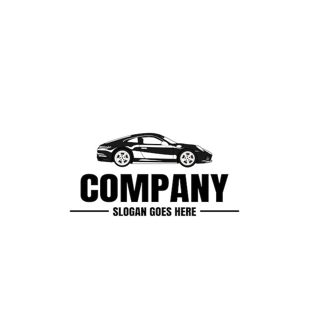 Automotive car black and logo template