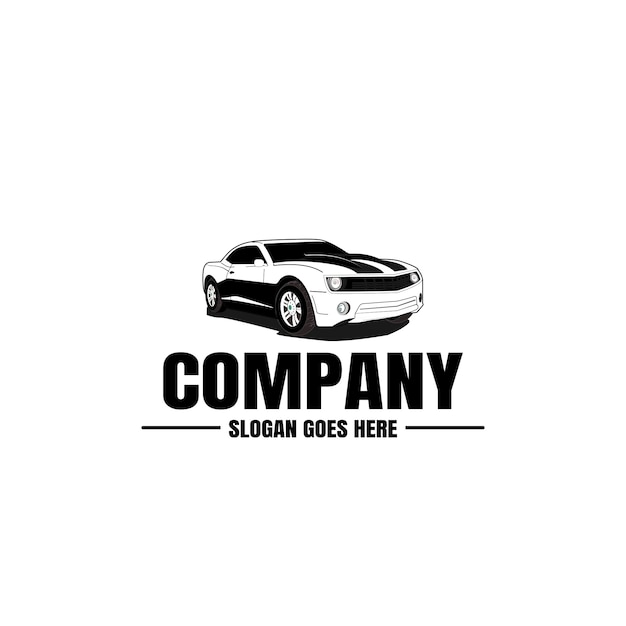 Automotive car black and logo template