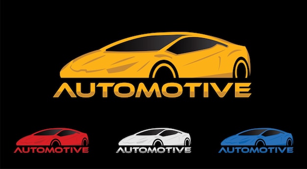 Automotive Car icon logo images vector service motor mechanic speed fast front sports