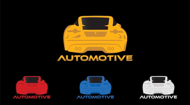 Automotive Car icon logo images vector service motor mechanic speed fast front sports