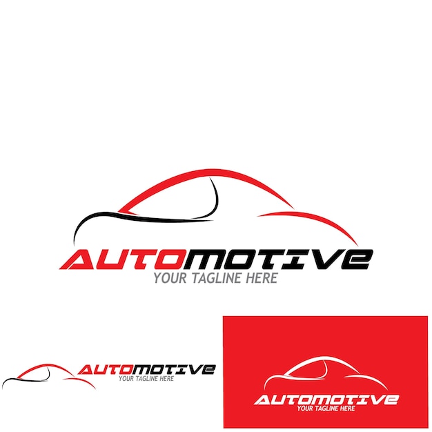 Automotive car icon logo vector illustration template design