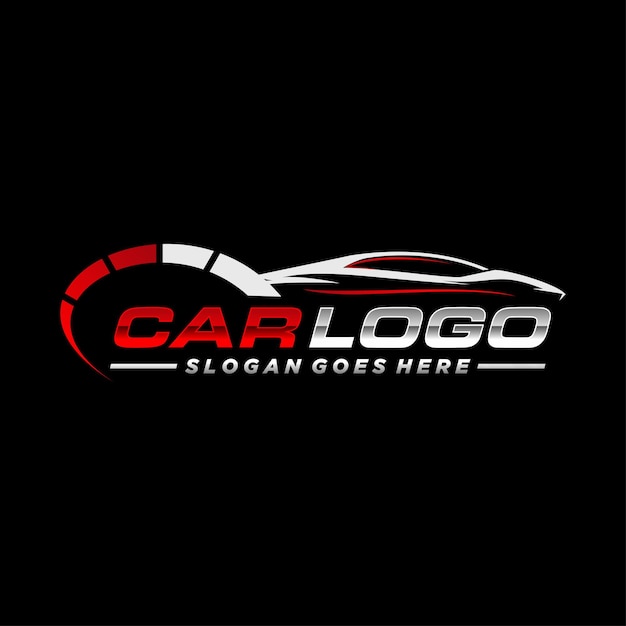 Automotive car Speed logo template