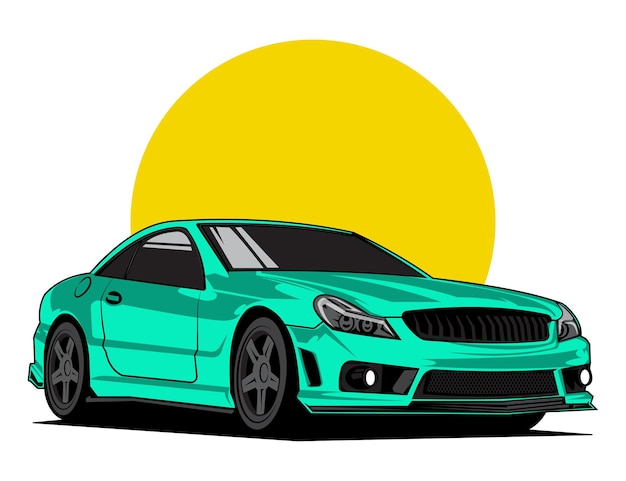 Automotive car vehicle illustration vector design graphic