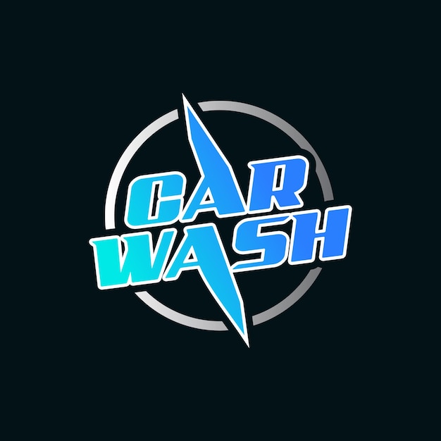 Automotive Car Wash Logotype Design Template