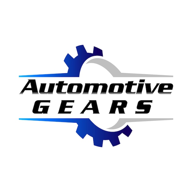 automotive gear logo icon design