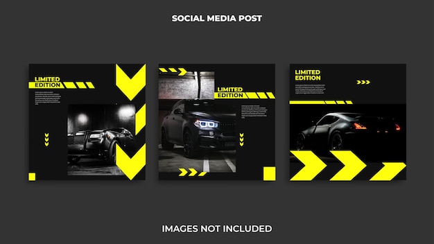 Automotive instagram post design