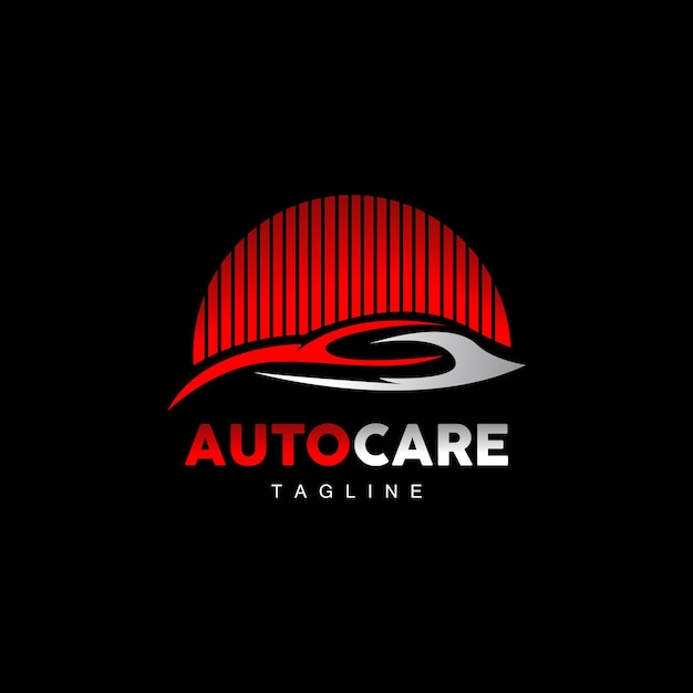 Vector automotive logo car repair vector automotive spare part product brand design