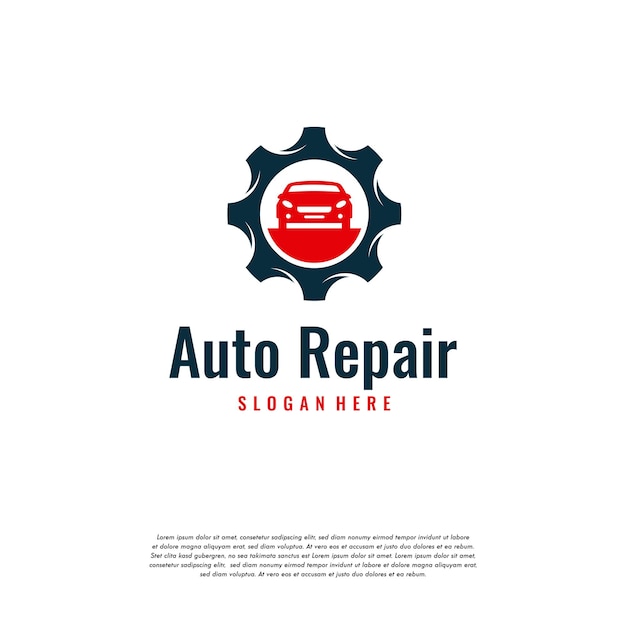 Automotive repair logo designs concept vector,