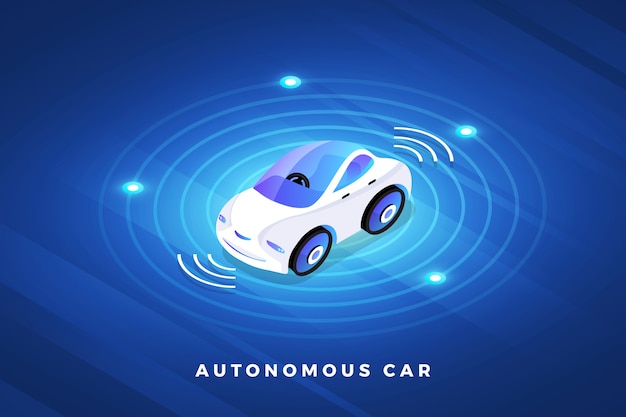 Vector autonomous self-driving automobile sensors smart car driverless vehicle technology