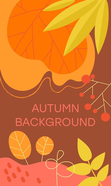 Autumn abstract background