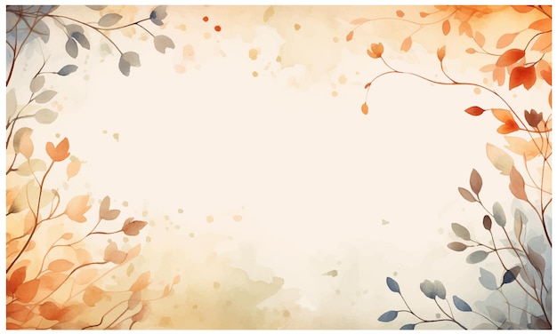 Autumn background illustration vector