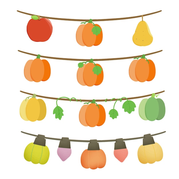 Autumn decorative lights