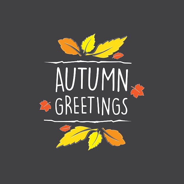 Autumn fall banner vector