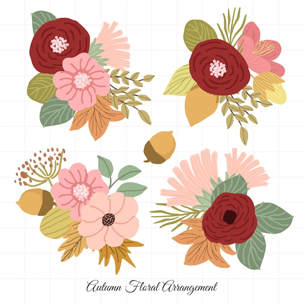 autumn floral arrangement collection