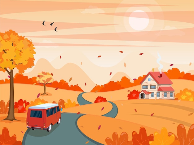 Autumn Landscape background