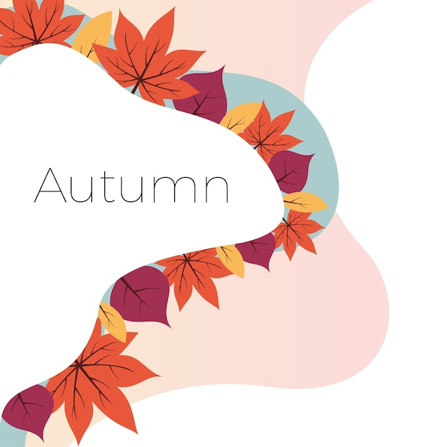 Autumn Leaf Background Side