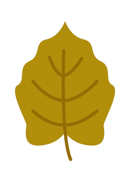 Autumn Leaf Fall Plant icon Vector illustration