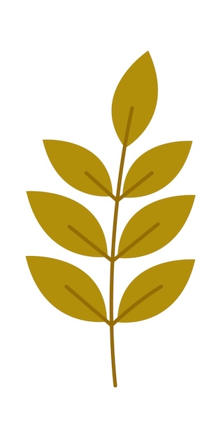 Autumn Leaf Fall Plant icon Vector illustration