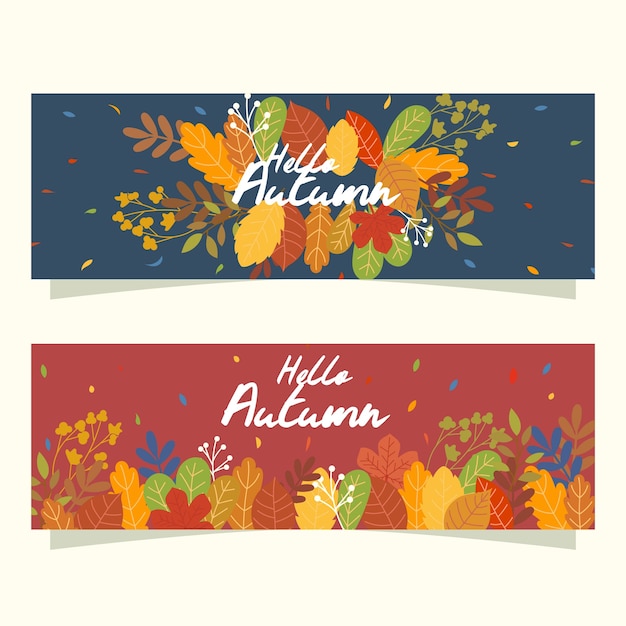 Autumn Leaves Flyer Background