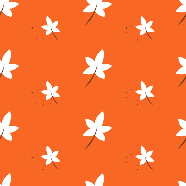 Autumn leaves pattern, seamless pattern with leaves, autumn, fall pattern