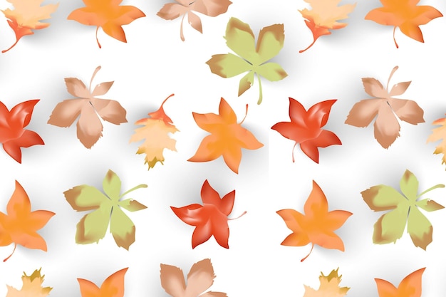 Autumn leaves pattern