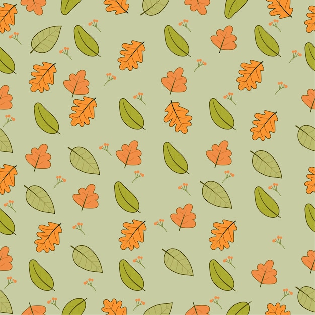 Autumn leaves seamless pattern for wallpaper banners textile fabric invitation card printing