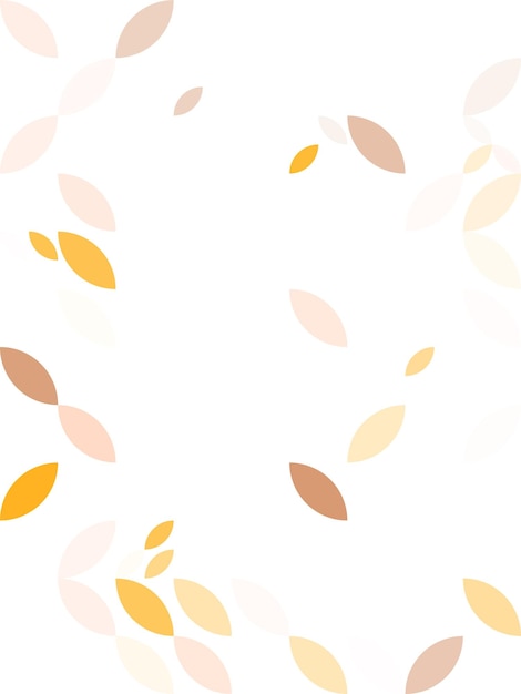 Autumn leaves on a white background