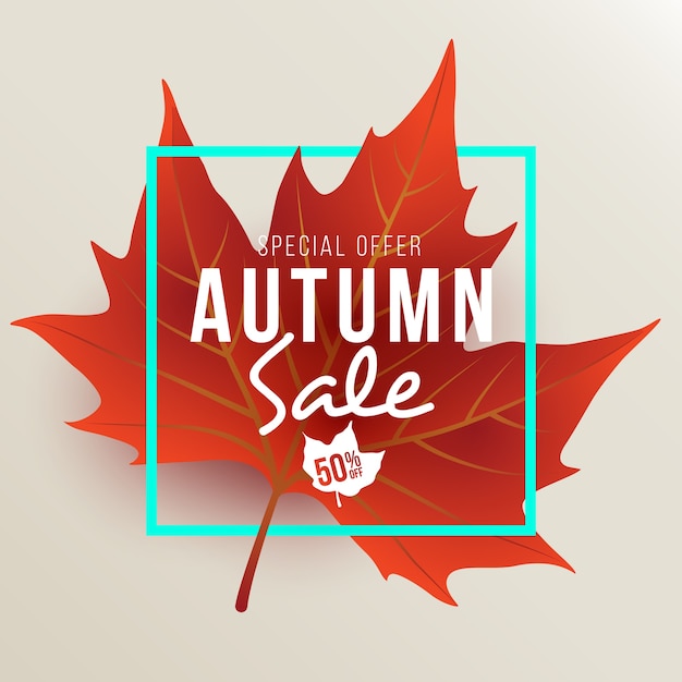 Autumn Sale Design Template