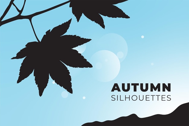 Autumn Silhouettes background