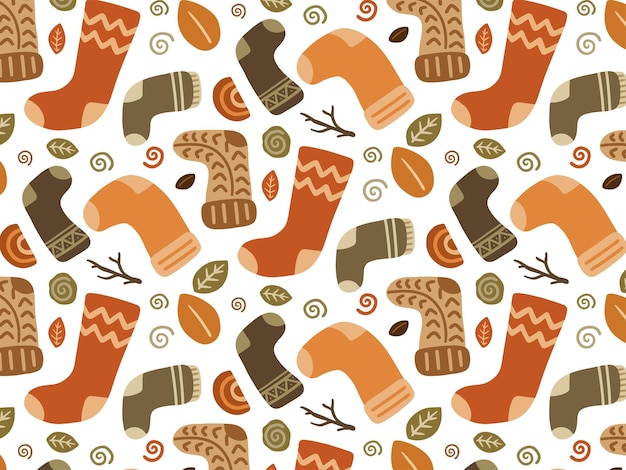 Autumn Socks Pattern