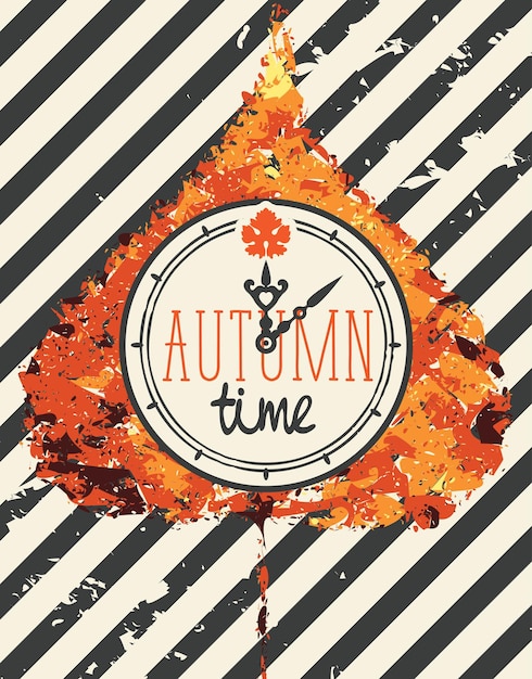 autumn time poster