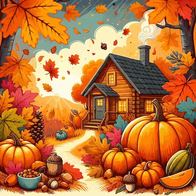 Autumn vector 19