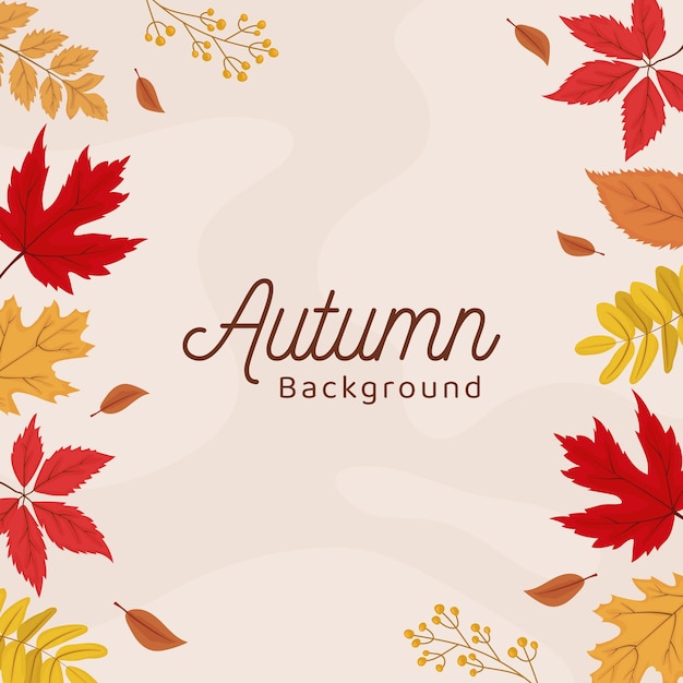 autumn wallpaper background with leaves