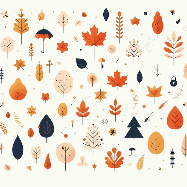 Vector autumnthemed images