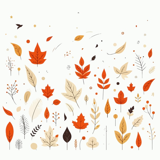 Vector autumnthemed images