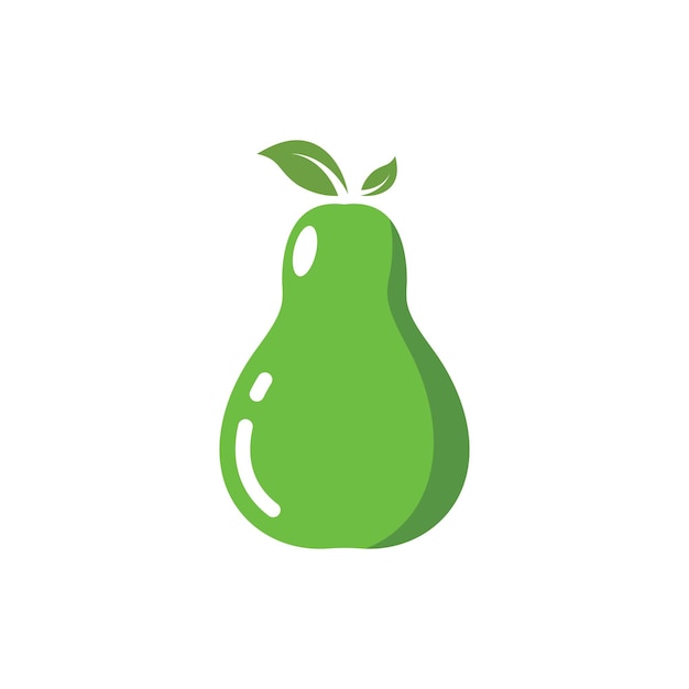 Avocado icon illustration vector template