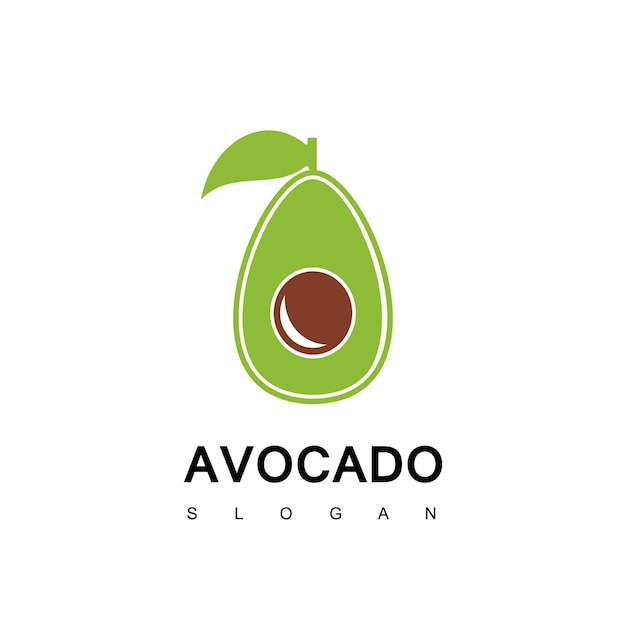 Avocado Logo Design Vector